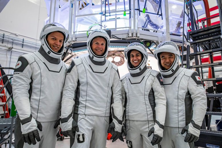 NASA SpaceX Crew-7 in Suits