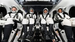 NASA SpaceX Crew-8 Thumbs Up
