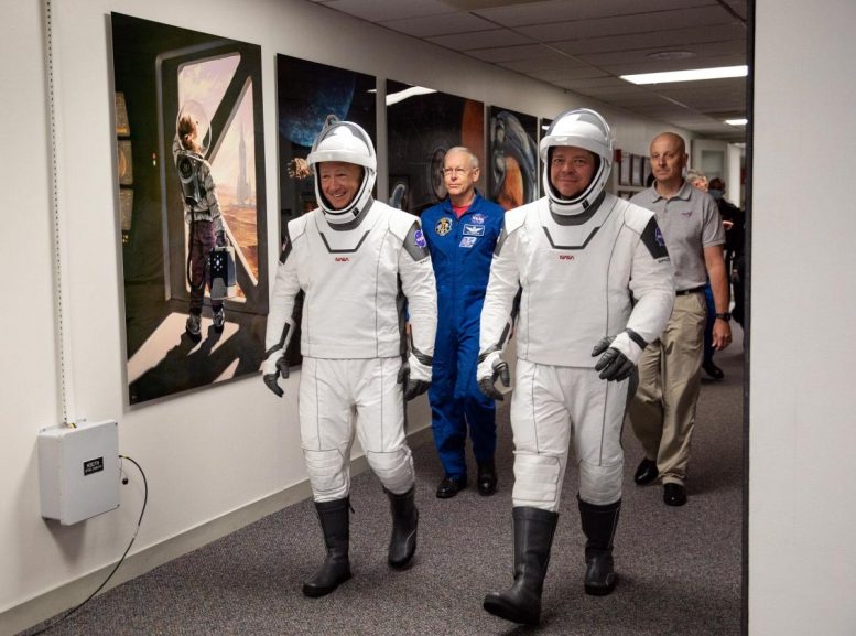 NASA SpaceX Demo-2 Crew Members