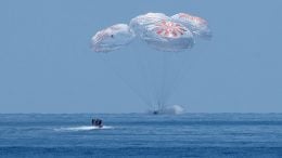NASA SpaceX Dragon Endeavour Splashdown