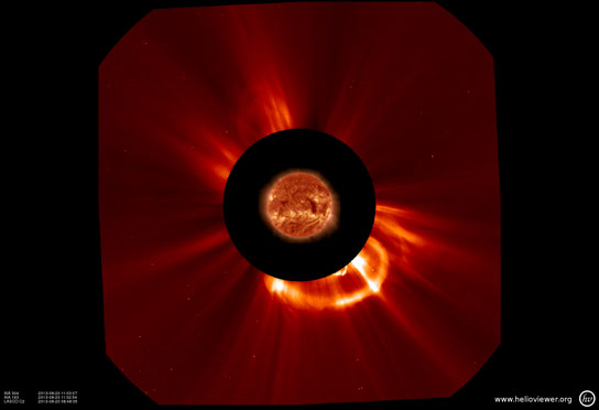 NASA Spacecraft Detect an Earth Directed Coronal Mass Ejection