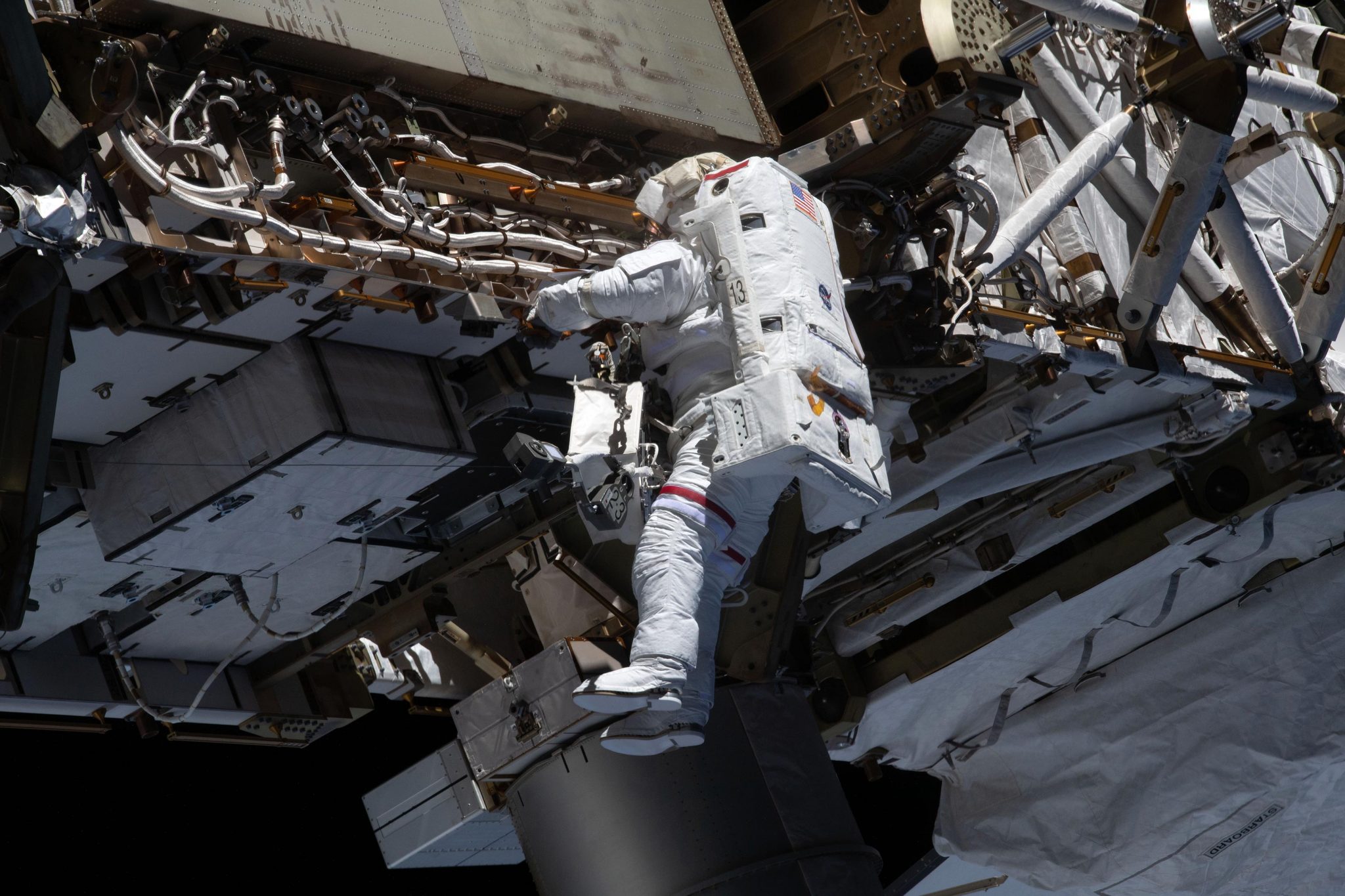 NASA Astronauts Complete FourYear Effort to Upgrade the Batteries of