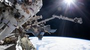 NASA Spacewalker Raja Chari Canadarm2 Robotic Arm
