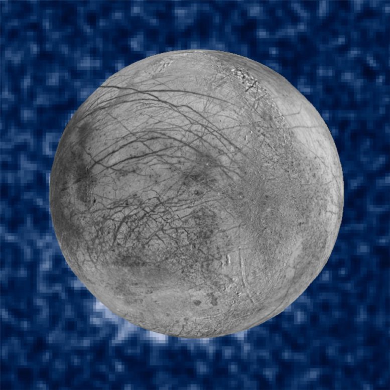 NASA aponta possíveis plumas de água em erupção na lua Europa de Júpiter