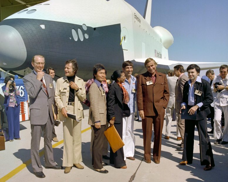 NASA Star Trek Crew in 1976