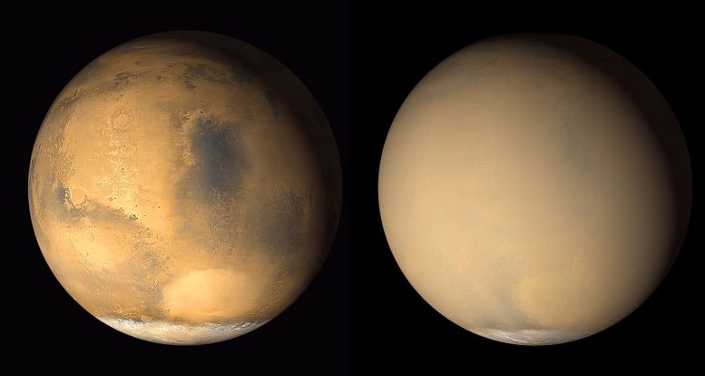 NASA Study Predicts Next Global Dust Storm on Mars