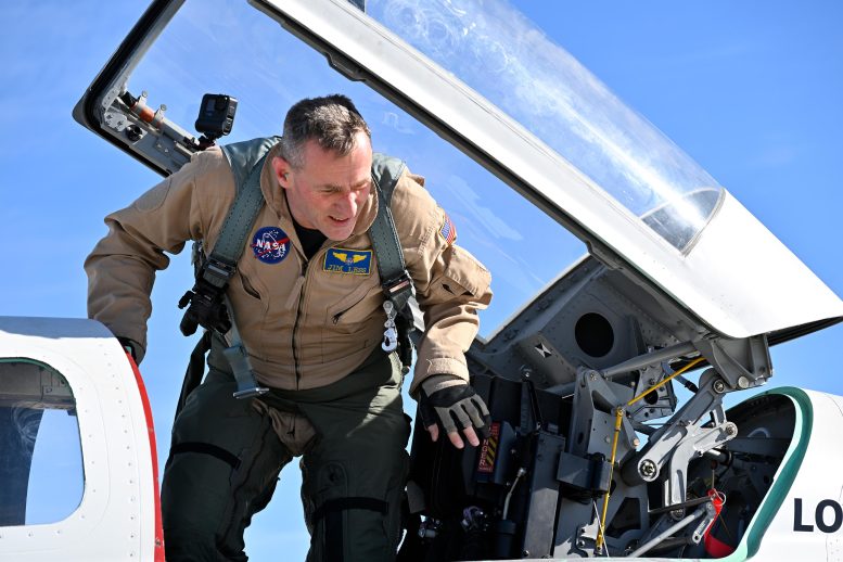 NASA Test Pilot Jim Less Quiet Supersonic X-59 Aircraft Cockpit
