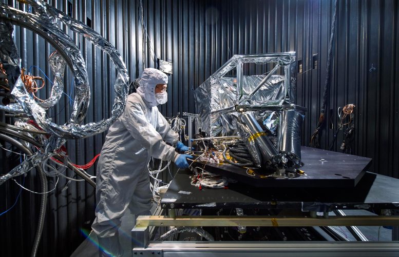 NASA Testing the Webb Telescope's MIRI Thermal Shield