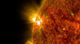 NASA Views Third Mid-Level Flare from New Sunspot