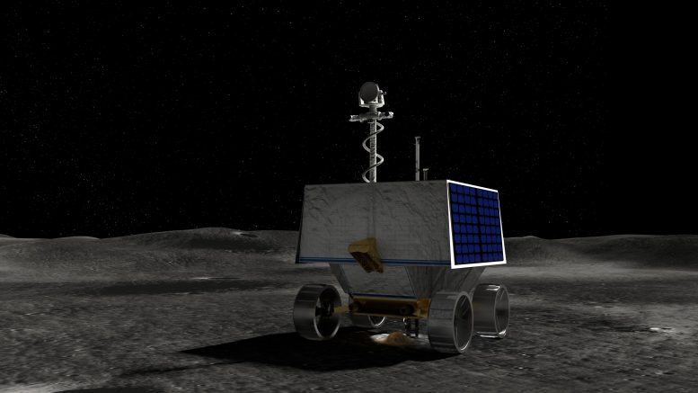 NASA Volatiles untersucht Polarforschungs-Rover