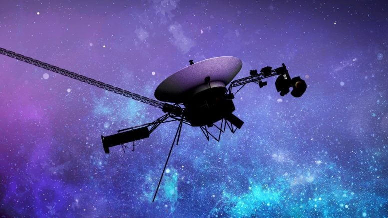 Illustrazione della navicella spaziale Voyager della NASA