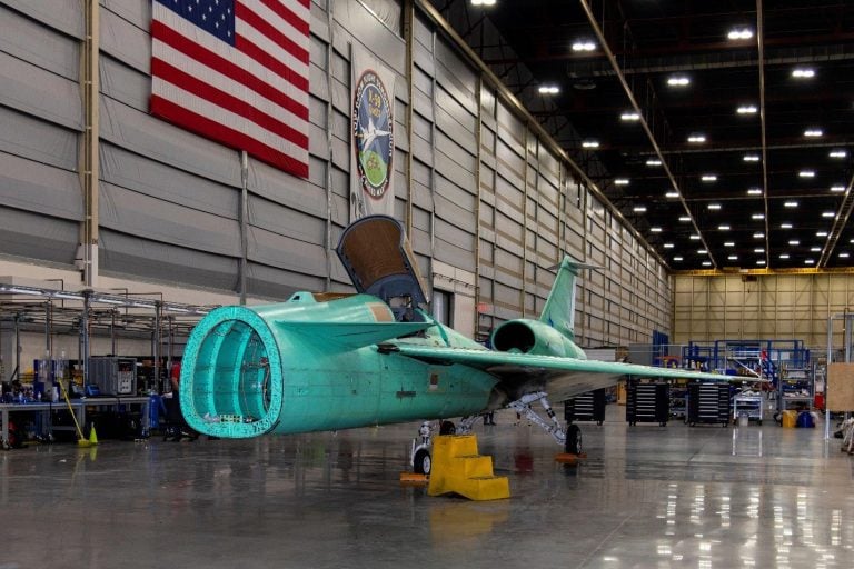 Nasas X 59 Quiet Supersonic Experimental Aircraft Arrives Back In