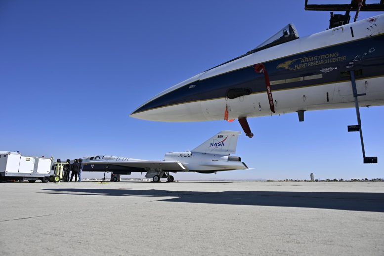 NASA X-59 Quiet Supersonic Research Aircraft EMI Testing