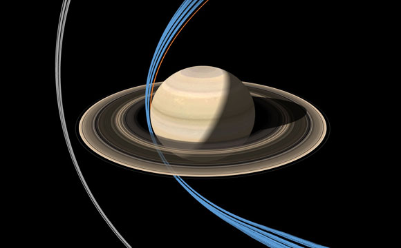 NASA's Cassini Makes First Ring-Grazing Plunge