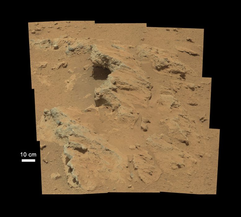 NASA's Curiosity found evidence of an ancient flowing stream on Mars