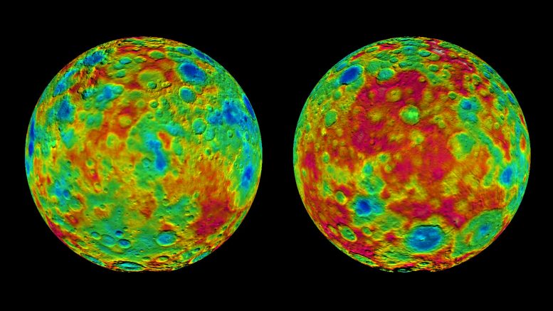 NASA's Dawn Reveals Topography on the Surface of Dwarf Planet Ceres