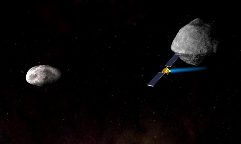 NASA-Sonde DART (Double Asteroid Redirection Test).