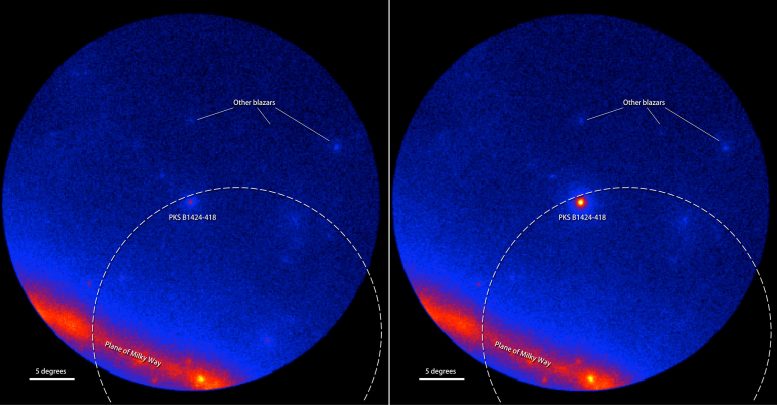 NASA's Fermi Helps Link Cosmic Neutrino to Blazar Blast
