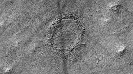 NASA's HiRISE Finds a Possible Impact Crater on the Surface of Mars