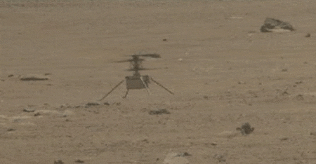 NASA’s Ingenuity Mars Helicopter Lands