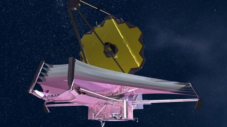 Illustration du télescope spatial James Webb de la NASA