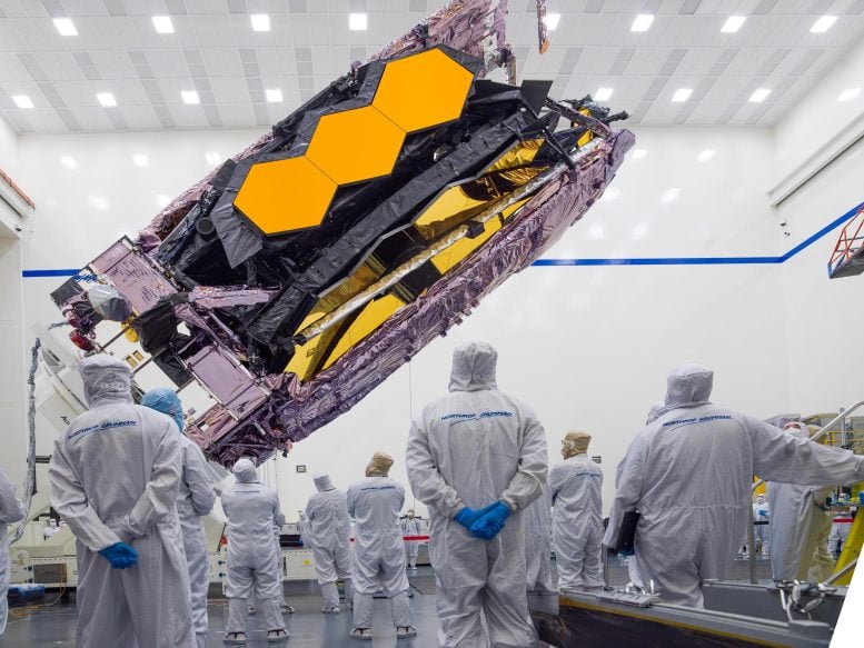 NASA's James Webb Space Telescope Prepared for Transport