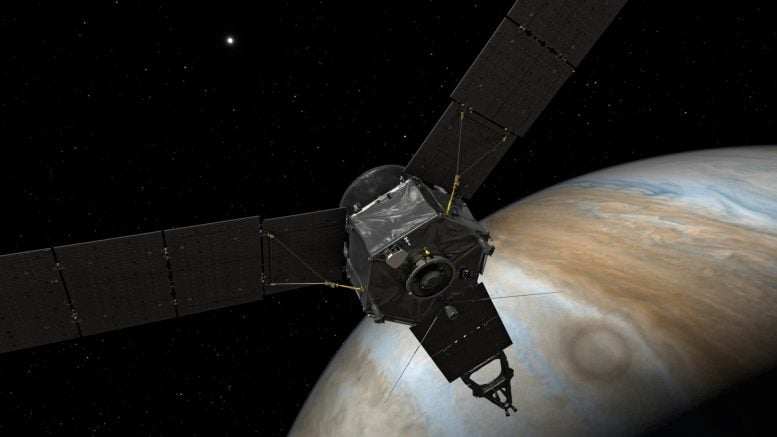Le vaisseau spatial Juno de la NASA entre sur l'orbite de Jupiter