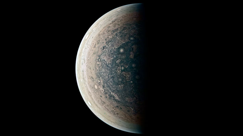 NASA's Juno Views Jupiter From Below