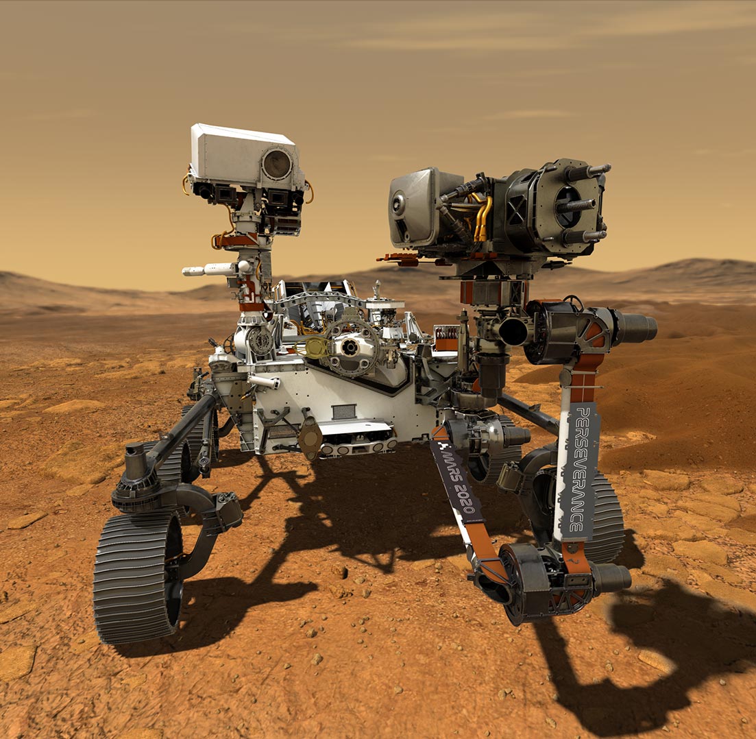 Il Persevering Rover della NASA sta lavorando su Marte