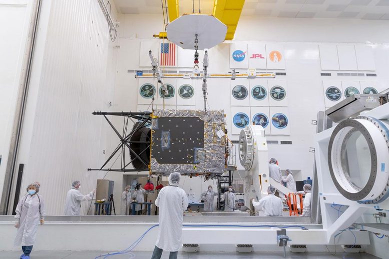 NASA's Psyche Spacecraft Chassis Arrives at JPL