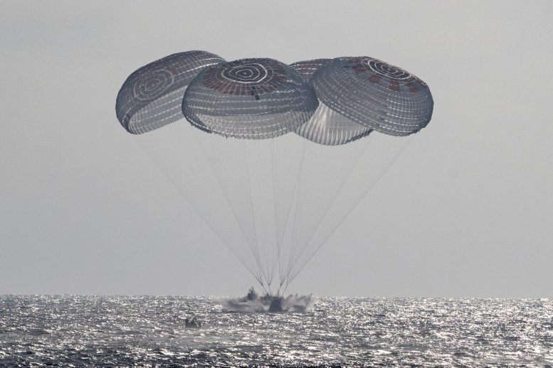 NASA’s SpaceX Crew 12 Splashes Down