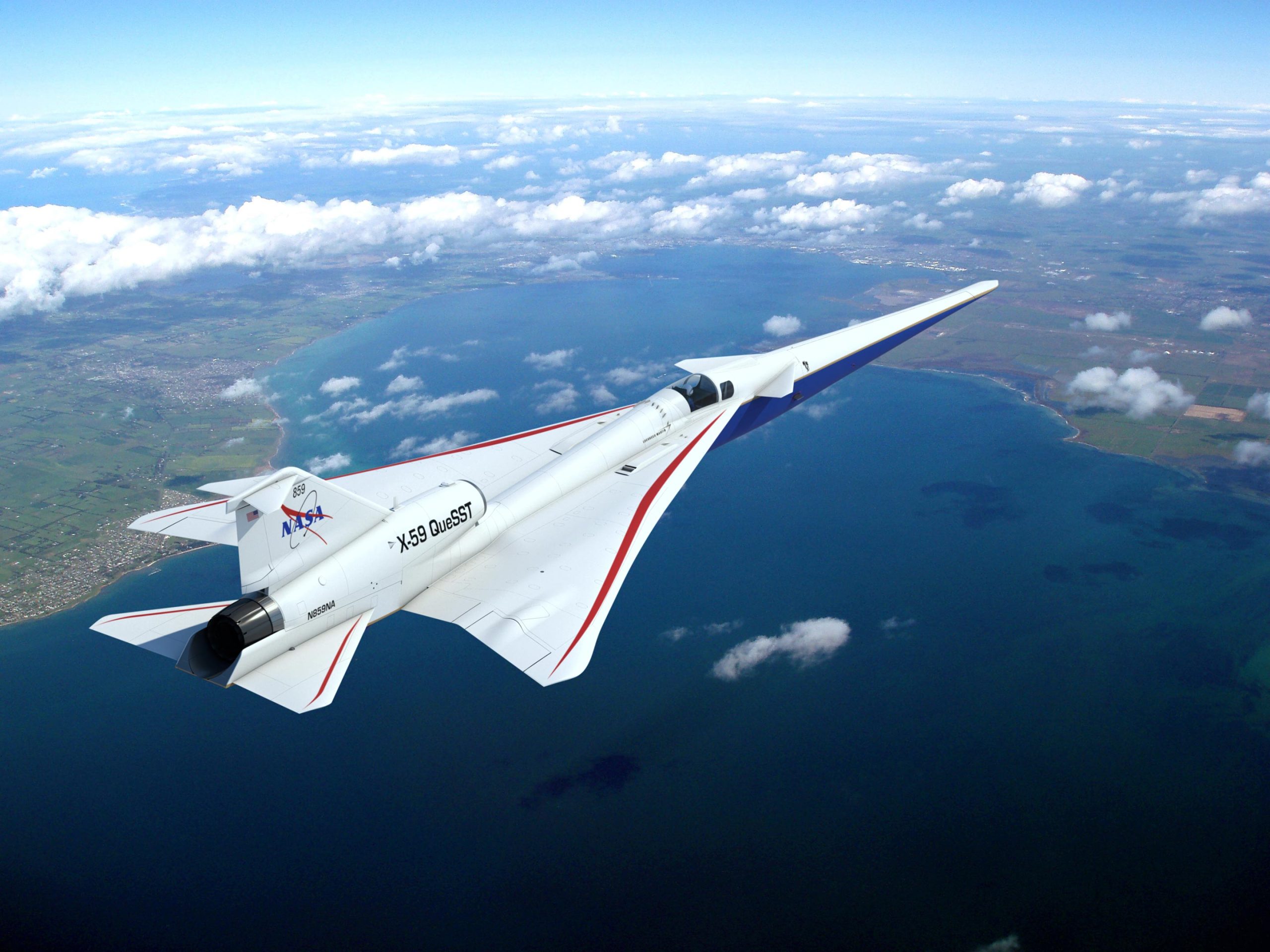NASA’s X-59 Quiet Supersonic Aircraft Rolls Out