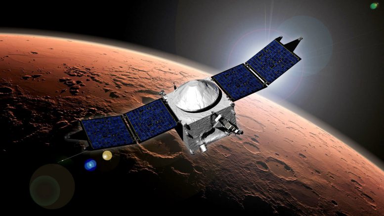 NASA’s MAVEN Spacecraft Artist Concept