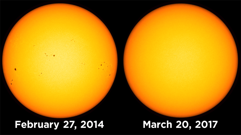 NASA’s Solar Dynamics Observatory Views a Spotless Sun