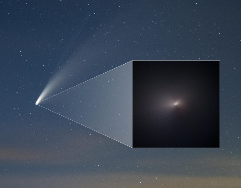 NEOWISE Comet Ground Based Image