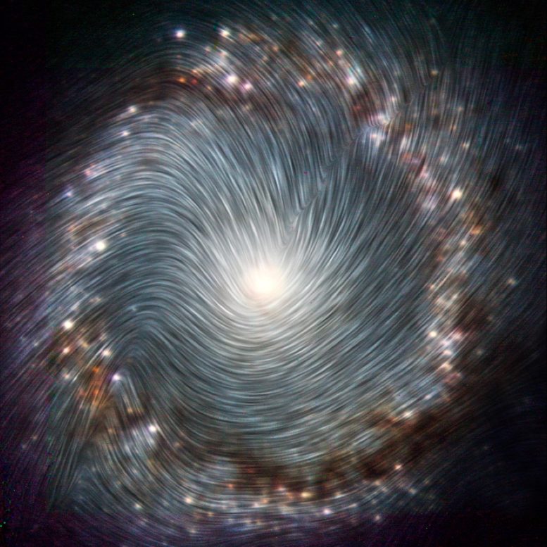 NGC 1097 Magnetic Field