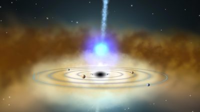 Astronomers Explain Mysterious Dimming of Markarian 1018