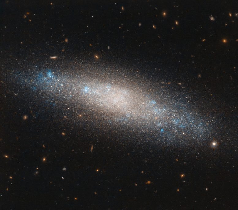 NGC 4455 Spiral Galaxy