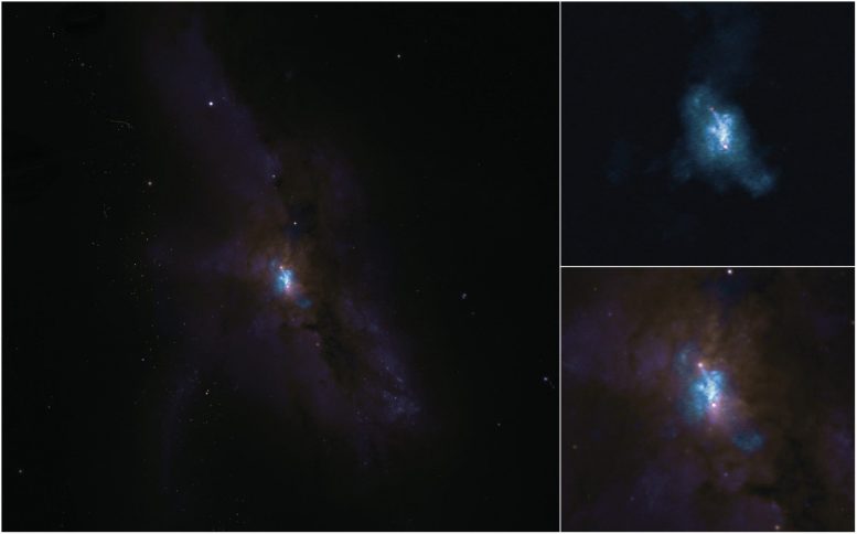 NGC 6240 ALMA Hubble