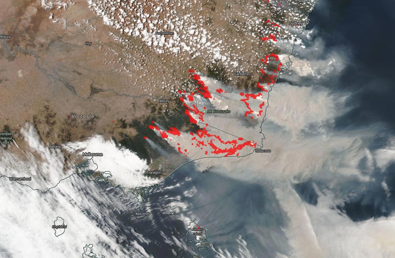 Stunning Satellite Images As Rain Brings Relief To Australia S Fires