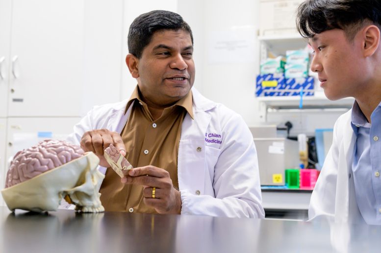 Nagaendran Kandiah and Justin Ong Discussing Alzheimer’s Findings