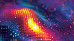 Nano Material Light Effect Art Concept