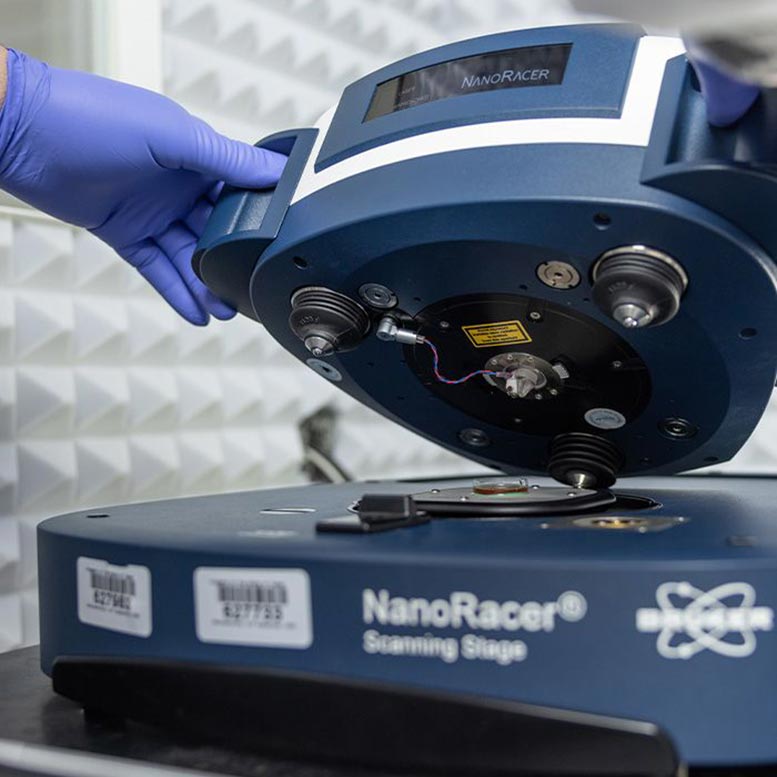 NanoRacer to Scan Crystal Molecular Structure