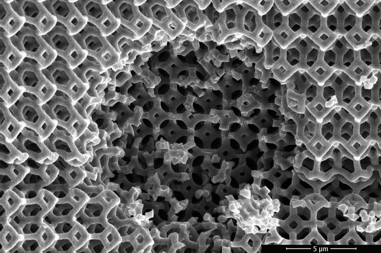 Nanomaterials absorb energy.