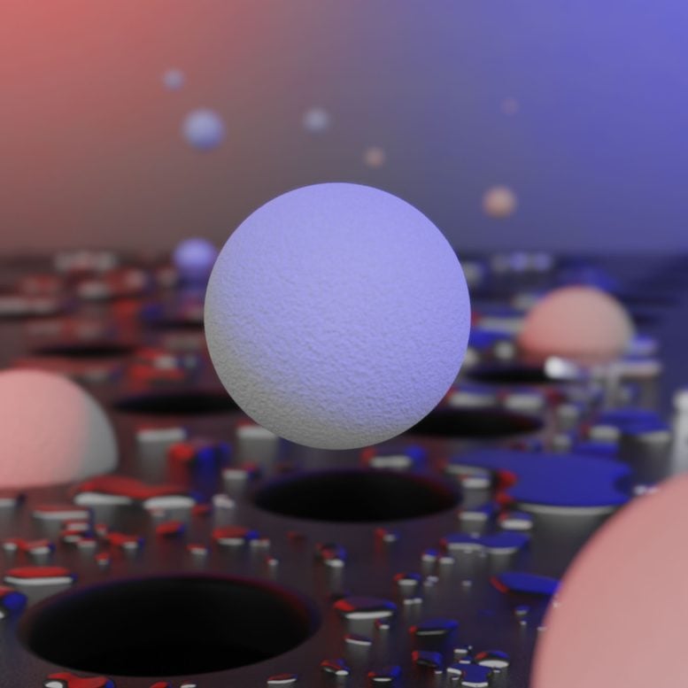 Nanoplastic Particles Made Visible Test Strip