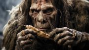 Neanderthal Archaic Human Eating
