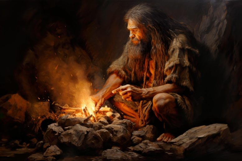 Neanderthal Campfire Cave