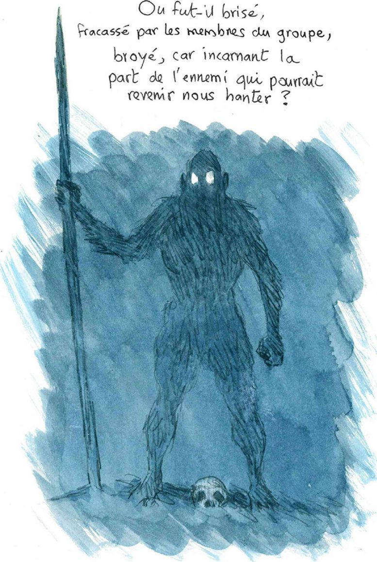 Neanderthal Cannibalism Depiction in Néandertal Nu