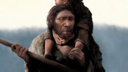Neanderthal Father and Daughter