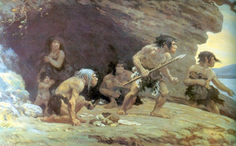 Neanderthals Spear